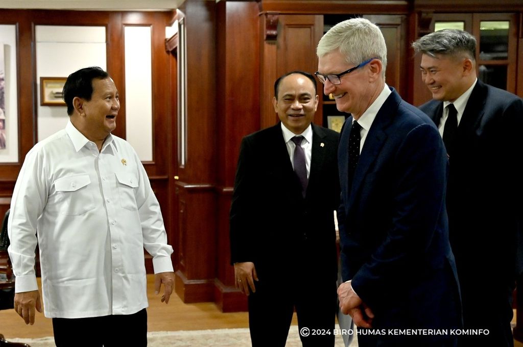 CEO APPLE: TIM COOK SAMBANGI PRABOWO