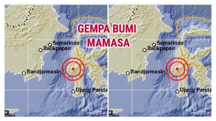 GEMPA DI SULBAR 3,5 MAGNITUDO GETARKAN MAMASA